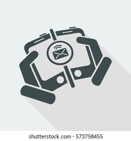 Message sending icon