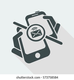 Message sending icon