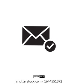 icono de mensaje enviado, plantilla vectorial de inspiración de diseño para la interfaz y cualquier propósito