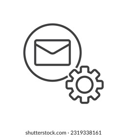 Message Setting Icon Sign Symbol