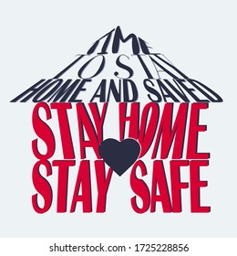 MESSAGE IN SHAPE STAY HOME