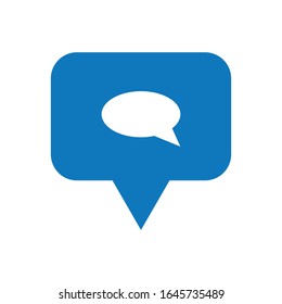 Símbolo de mensaje icono de glifo vector - icono ui vector 
