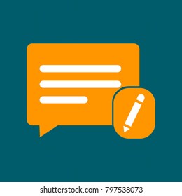 message sign icon