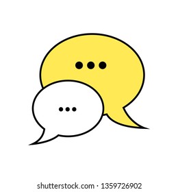 Message sign icon - Communication icon vector