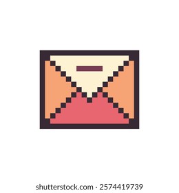 message sign symbol pixel art