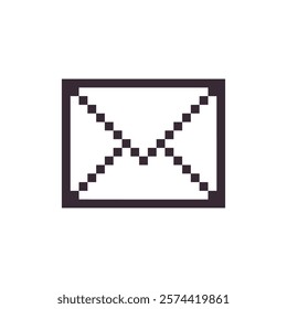 message sign symbol pixel art