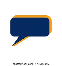 MESSAGE SIMPLE ICON LOGO VECTOR
