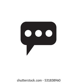 Message & speech bubbles solid icon, Modern sign for mobile interface, vector graphics, a filled pattern on a white background, eps 10.