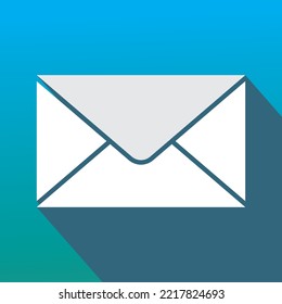 message symbol icon flat vector illustration