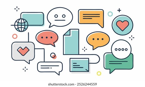 mensagem conversa conversa conversa balão diálogo