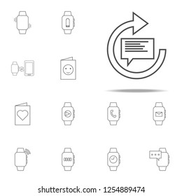 message update icon. web icons universal set for web and mobile