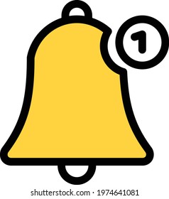 message vector color line icon