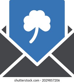 message vector glyph color icon