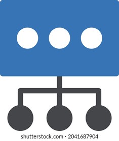 message vector glyph colour  icon
