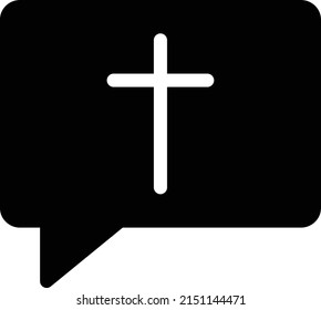 message vector glyph flat icon