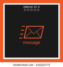 message vector icon