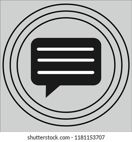 message vector icon