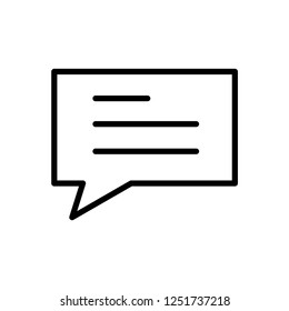 Message vector icon