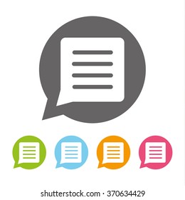 Message vector icon