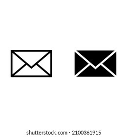 Message vector icon. Email icon