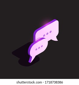 Message Vector Icon - message illustration icon