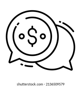 message vector icon. Illustration for graphic and web design.
