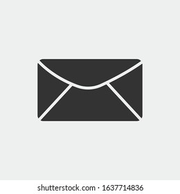 Message vector icon illustration sign