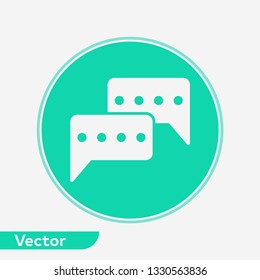 Message vector icon sign symbol