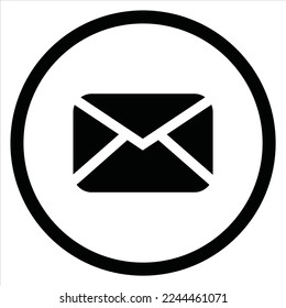Message vector icon, symbol, sign