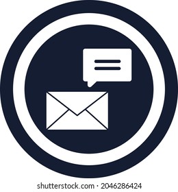 Message Vector icon that can easily modify or edit

