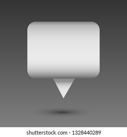 Message Vector Icon white
