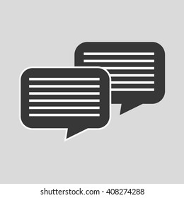 Message vector illustration , vector icon