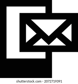 message vector illustration isolated on a transparent background. glyph vector icons for concept or web graphics.