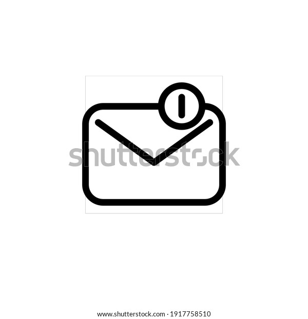 Message vector illustration logo\
template for many purpose. Isolated on white\
background.
