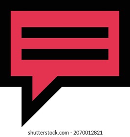message Vector illustration on a transparent background. Premium quality symbols. Stroke vector icon for concept and graphic design.