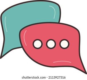message Vector illustration on a transparent background.Premium quality symmbols.Vector line flat icon for concept and graphic design.
