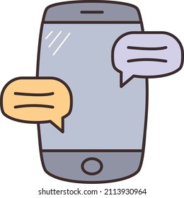 message Vector illustration on a transparent background.Premium quality symmbols.Vector line flat icon for concept and graphic design.
