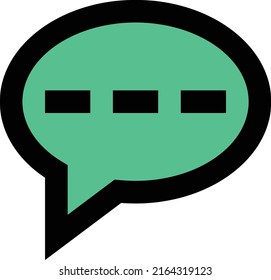 ilustración de vector de mensaje en un fondo transparente.Símbolos de calidad premium.Iconos vectoriales de trazo para el diseño de concepto y gráfico.
