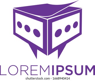 Message - vector logo template concept illustration. Abstract Communication symbol, design concept, emblem, icon, logotype element for template.