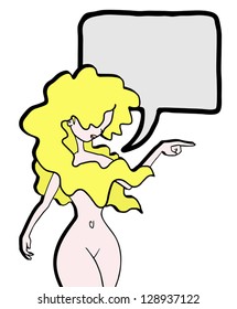 Message woman