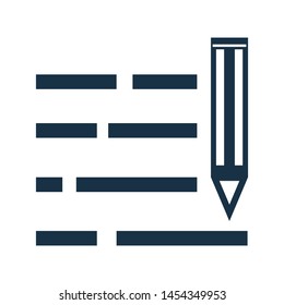message write with pen icon