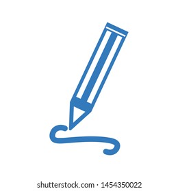message write with pen icon