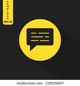 Messagebox vector icon