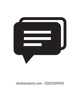 icono de mensajería, chat, icono, vector, ilustración, burbuja, texto, diálogo, diseño, charla, mensaje, plano, contorno