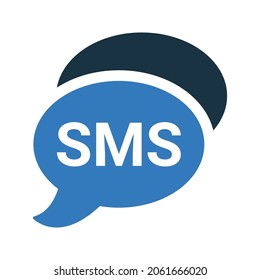 Messages, communication icon. Simple editable vector illustration.