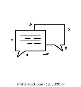 Messages icon design vector