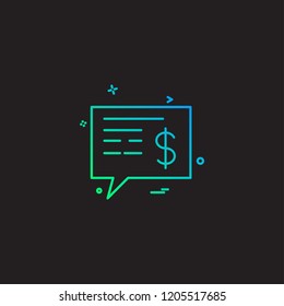 Messages icon design vector