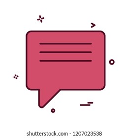 Messages icon design vector 