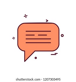 Messages icon design vector