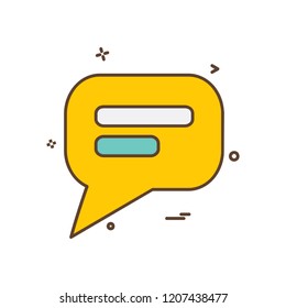 Messages icon design vector